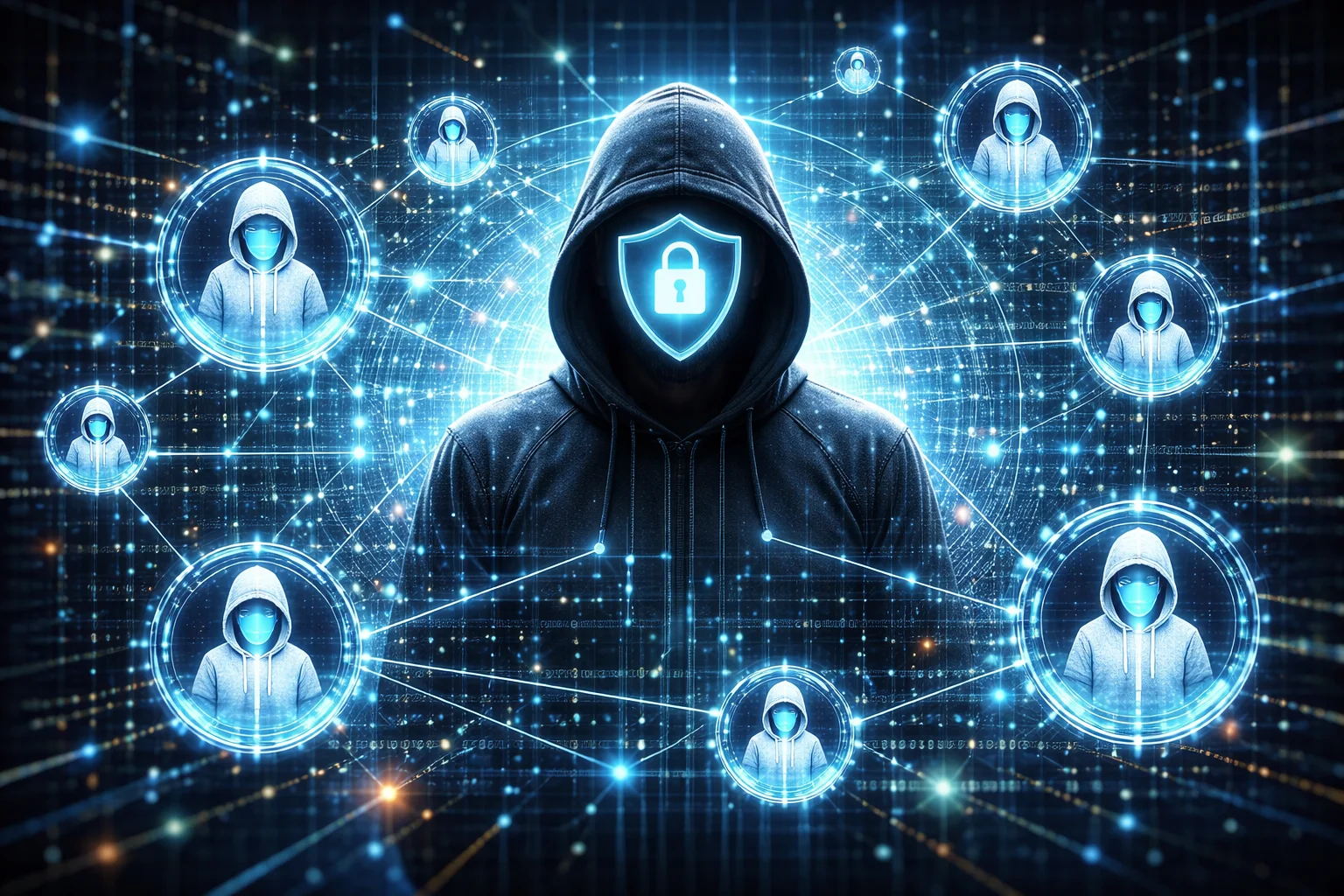Anonymous digital identity avatar network