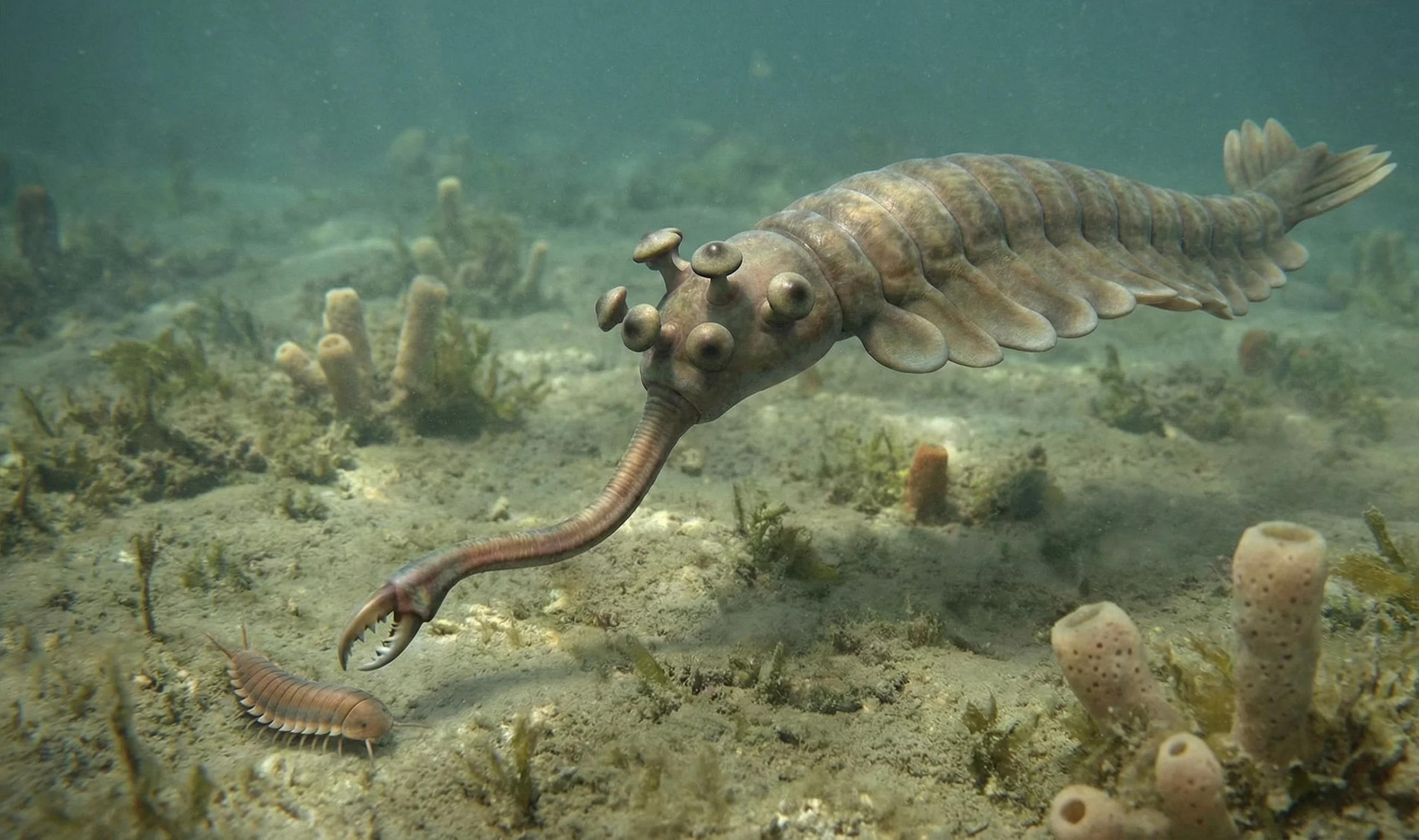 Opabinia regalis reconstruction