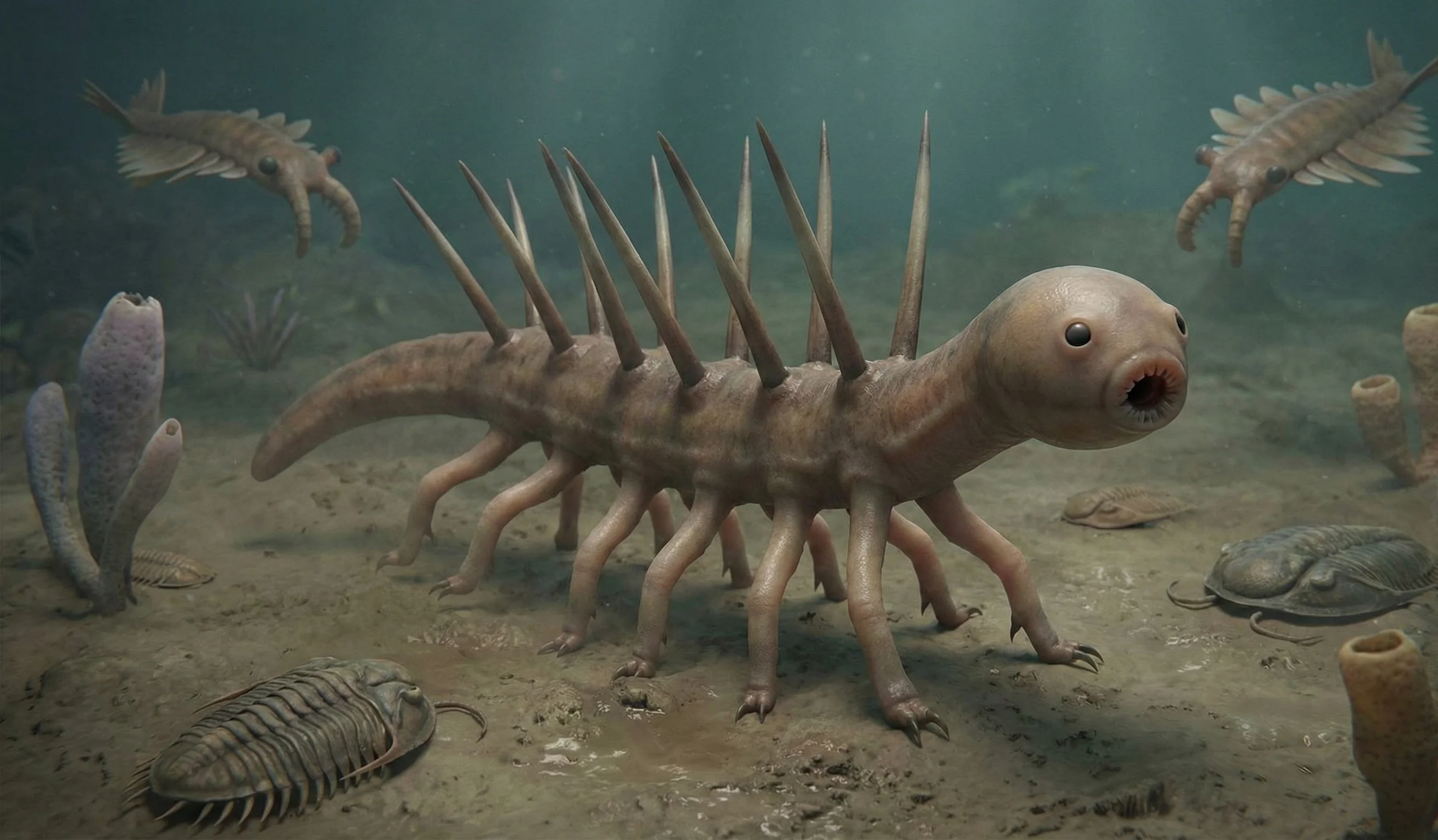 Hallucigenia sparsa reconstruction