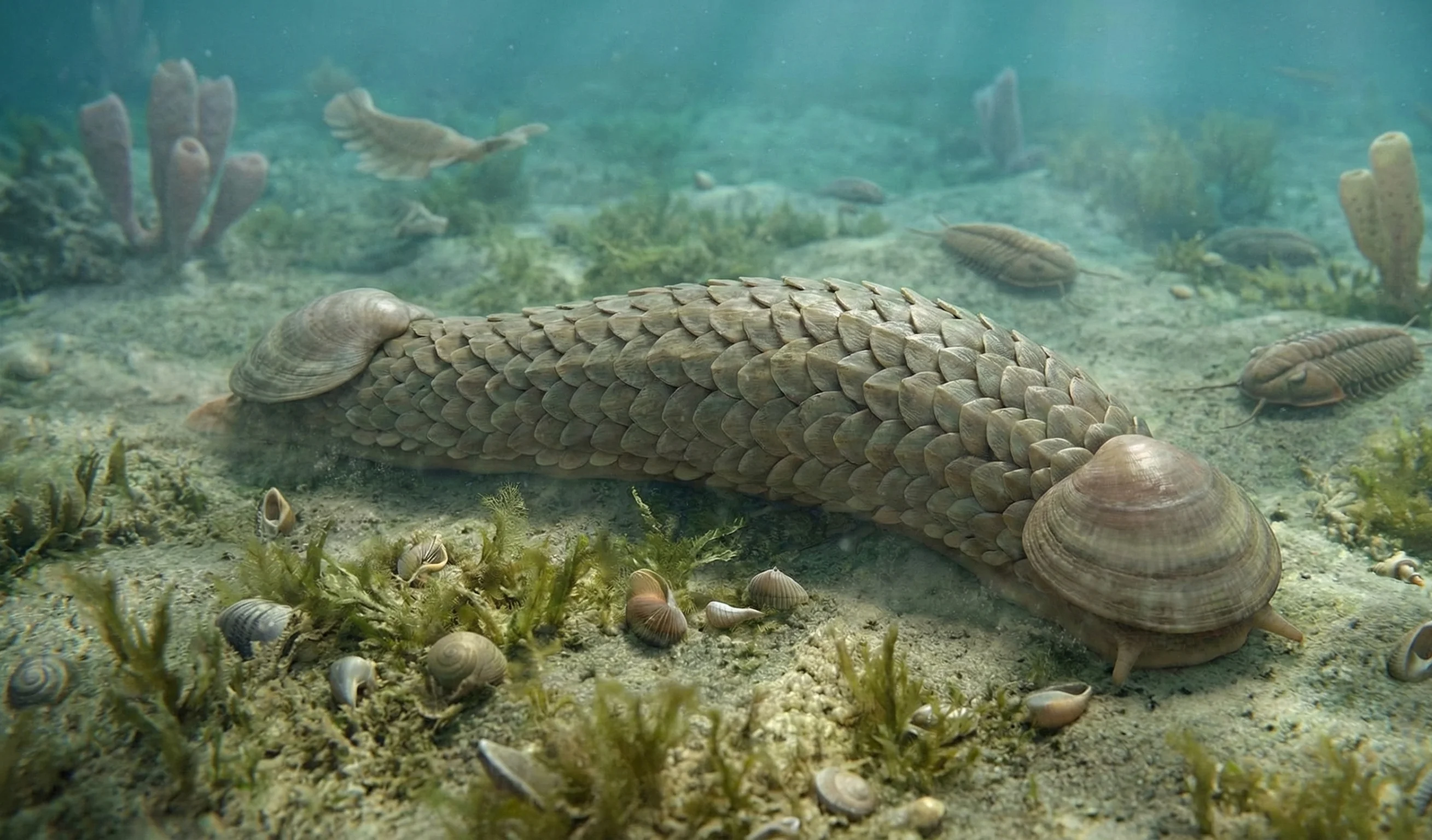 Halkieria evangelista reconstruction