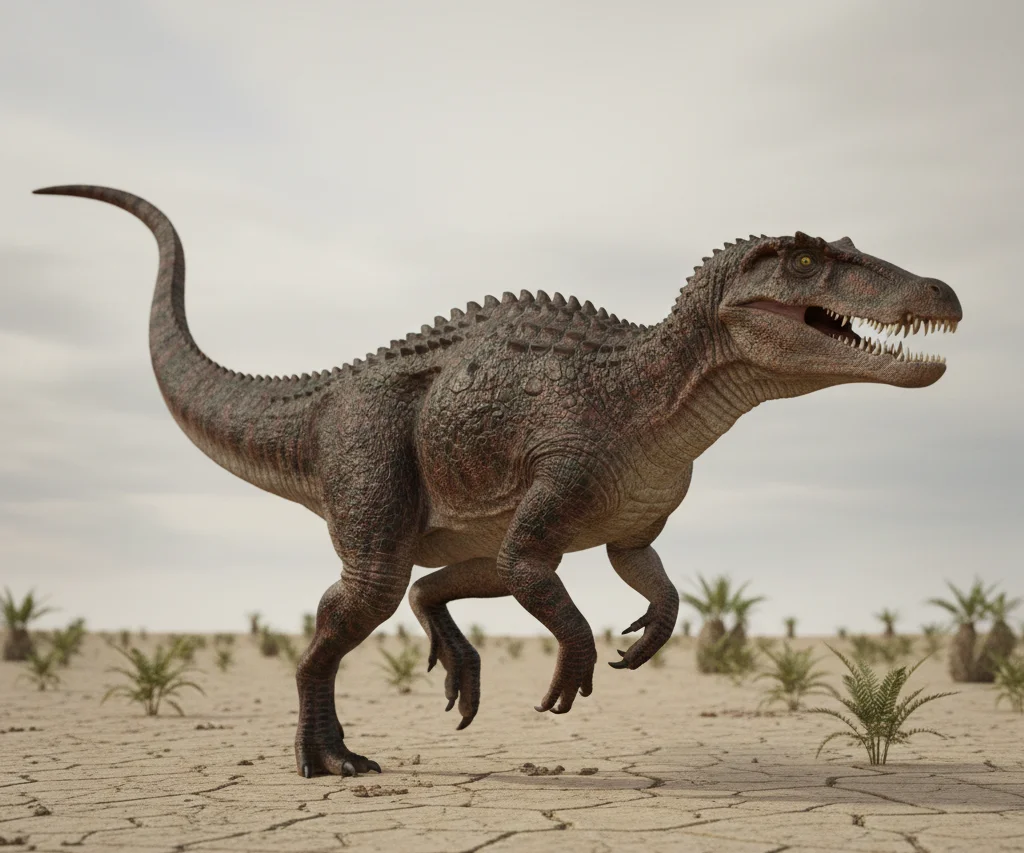 Postosuchus reconstruction walking bipedally