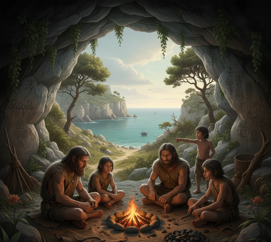 Gorham's Cave Gibraltar Neanderthal reconstruction