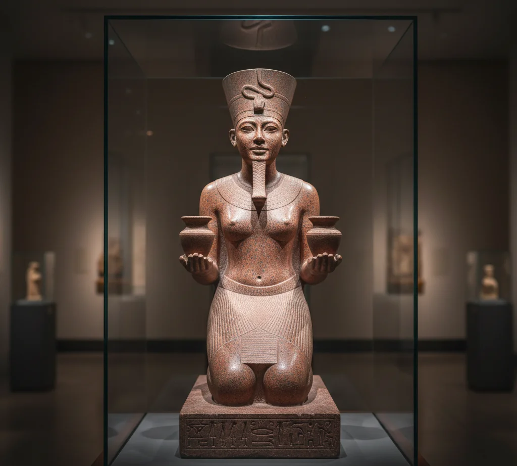 Hatshepsut statue with false beard