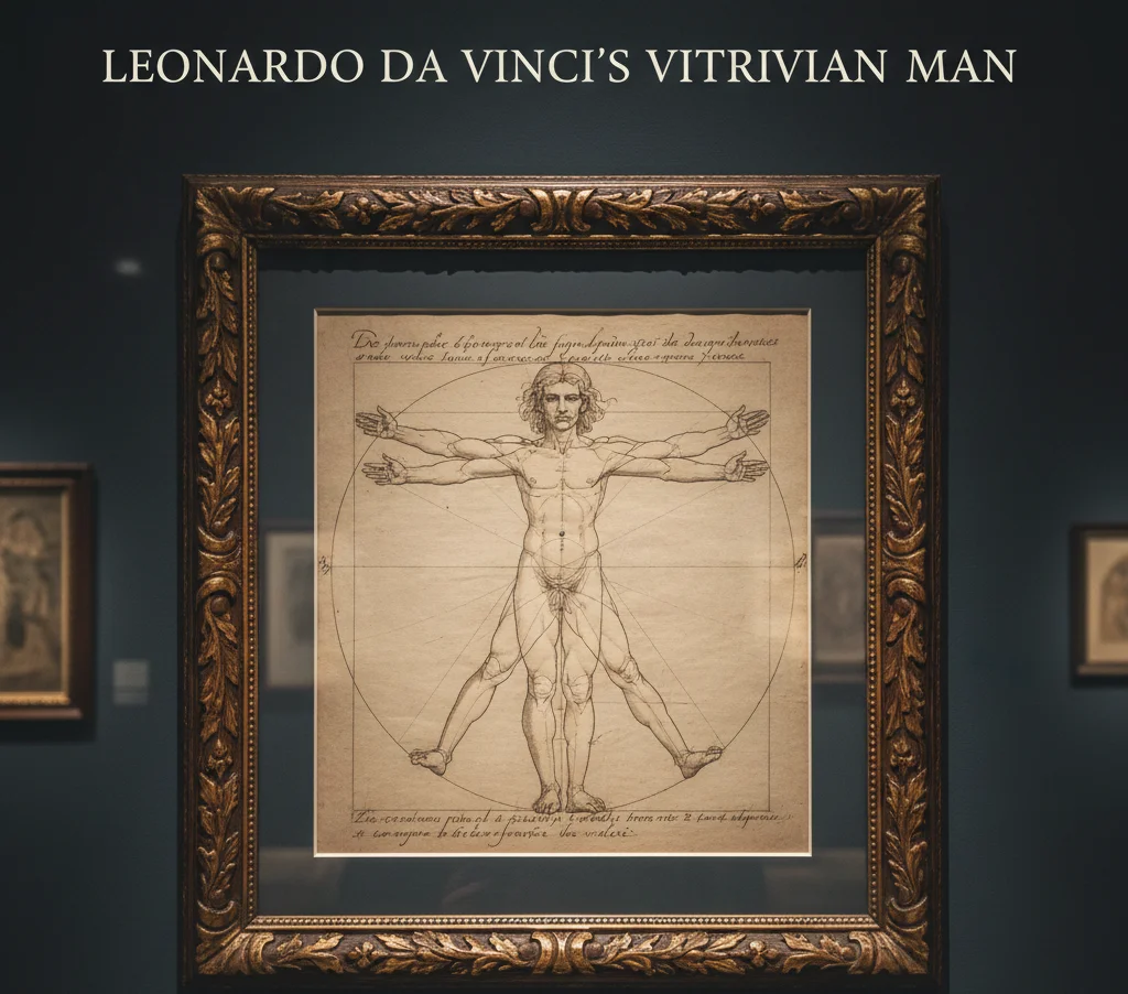 Vitruvian Man by Leonardo da Vinci