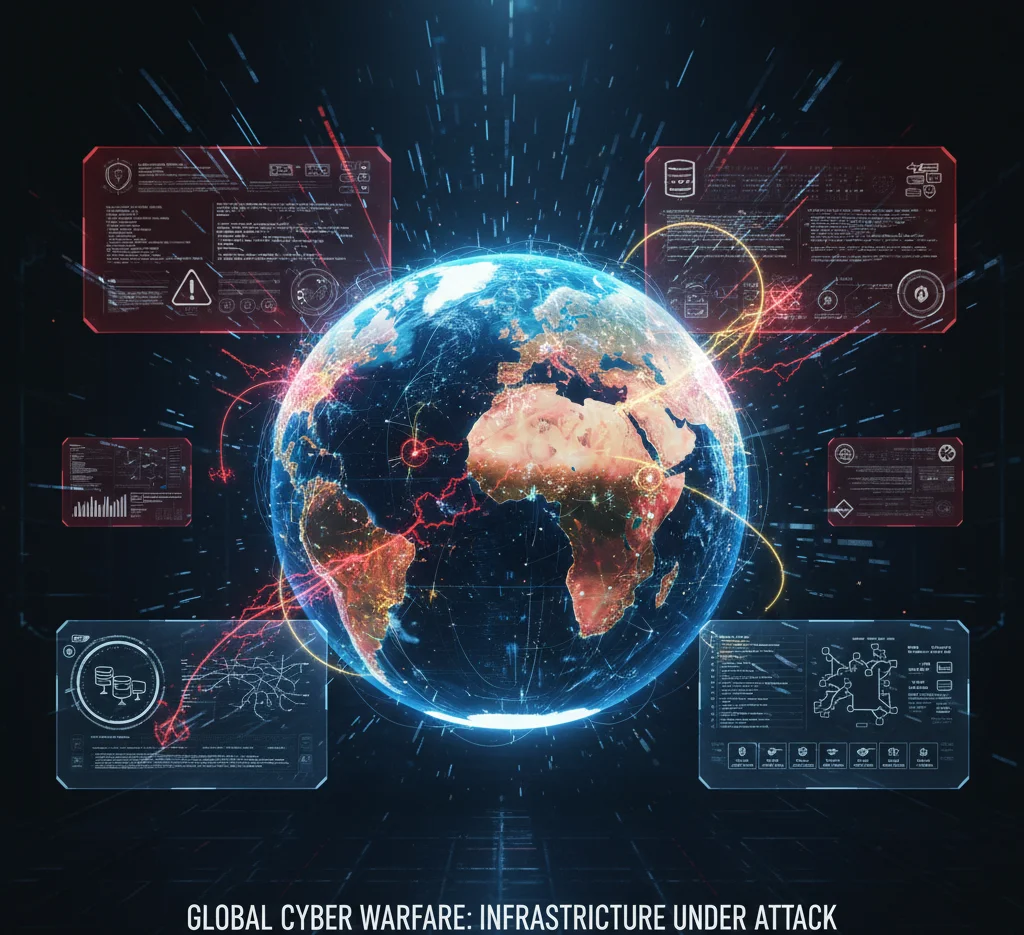 Cyber warfare visualization