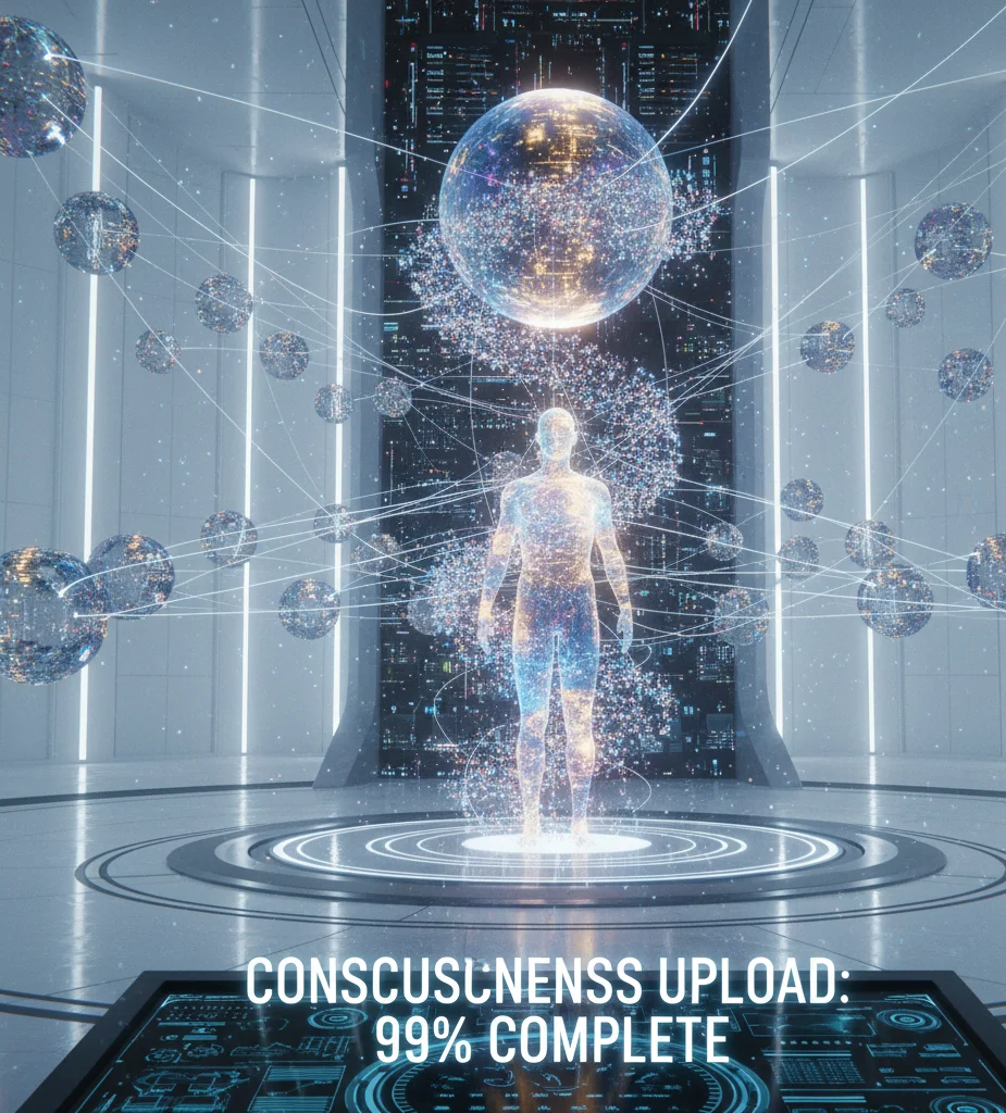 Digital soul consciousness upload